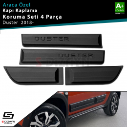 S-Dizayn Dacia Duster 2 Kapı Koruma Seti 2018 Üzeri 4 Prç A+ Kalite