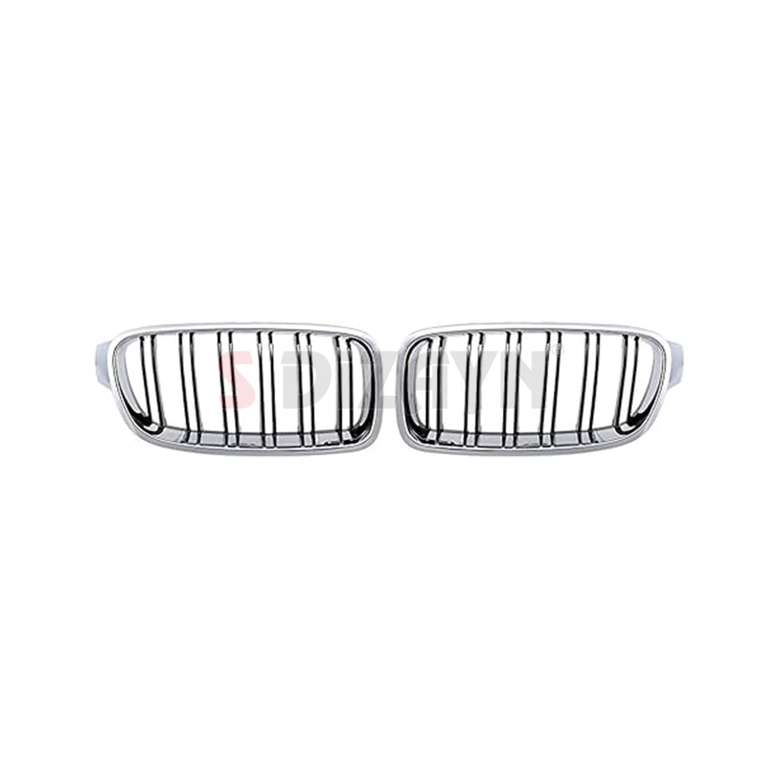 Bmw 3 Series F30/F31/F35 Front Grille Kidney Shiny Chrome M3 Model 2012-2017 3