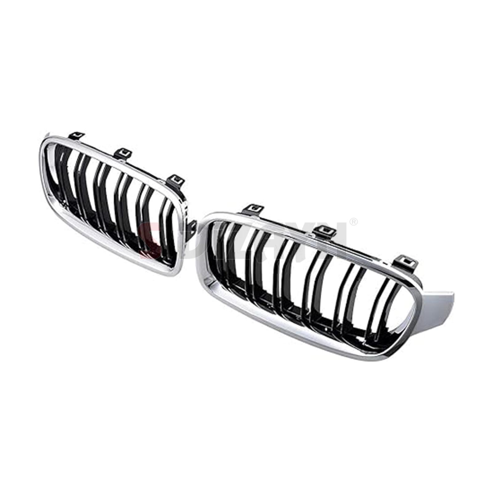 Bmw 3 Series F30/F31/F35 Front Grille Kidney Shiny Chrome M3 Model 2012-2017 4