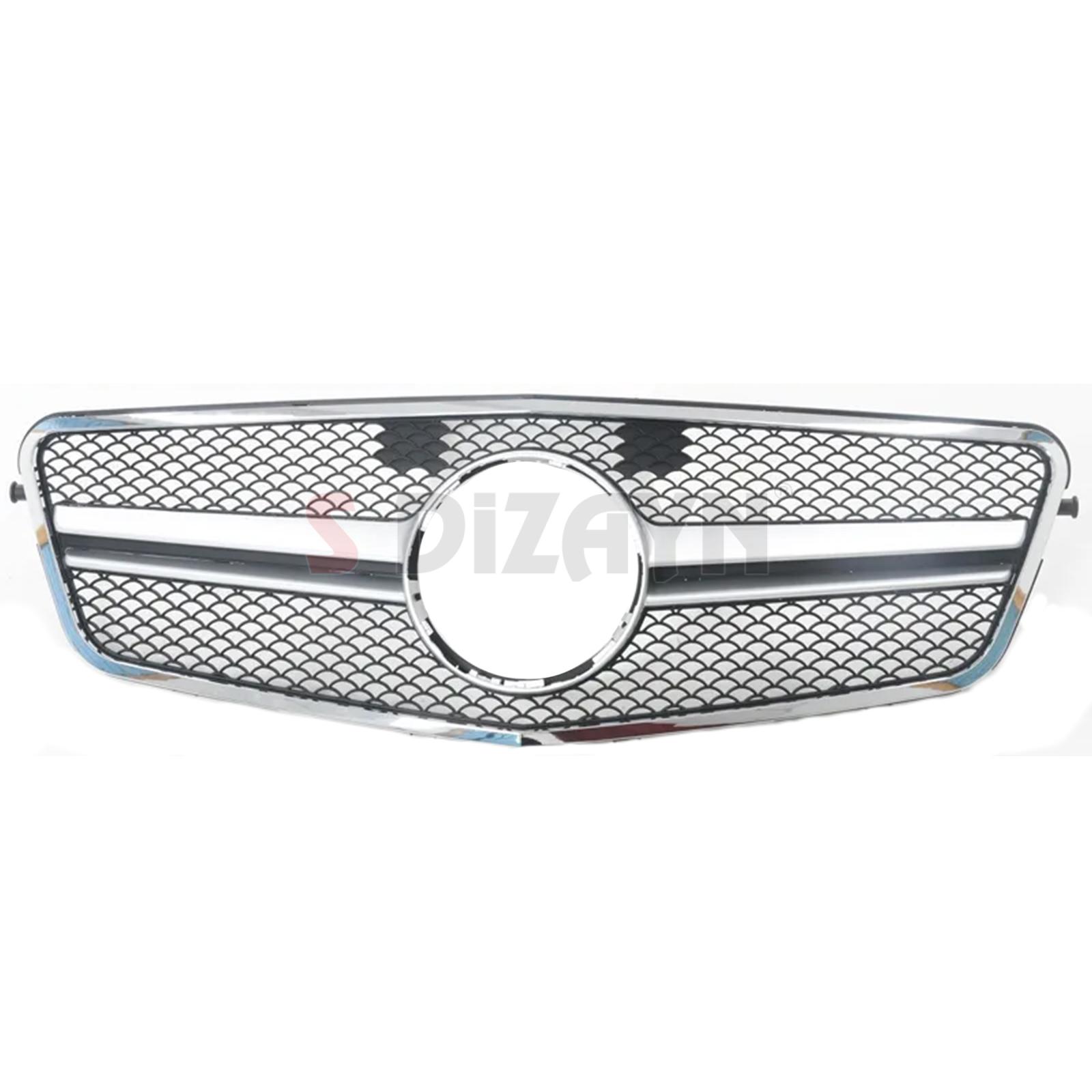 Mercedes E-Class W212 Front Grille Chrome Diamond Model 2009-2013 3