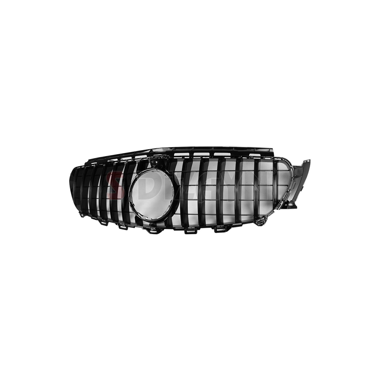 Mercedes E-Class W213 Front Grille Shiny Black Piano Black GTR Model 2016-2020 4