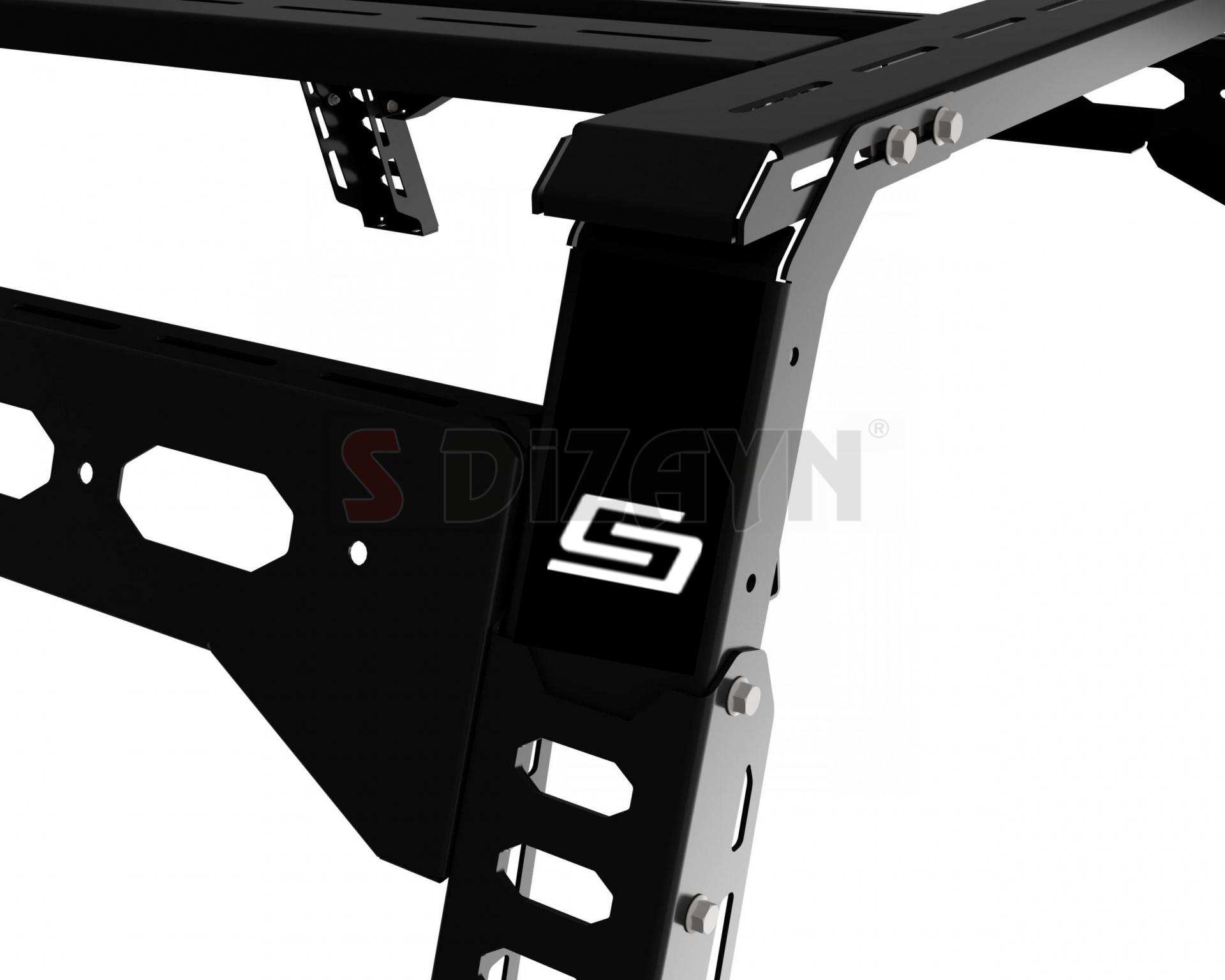 SDX 4WD Off Road Nissan Navara 3 Pickup Çadır Taşıyıcı 2015 Üzeri 4