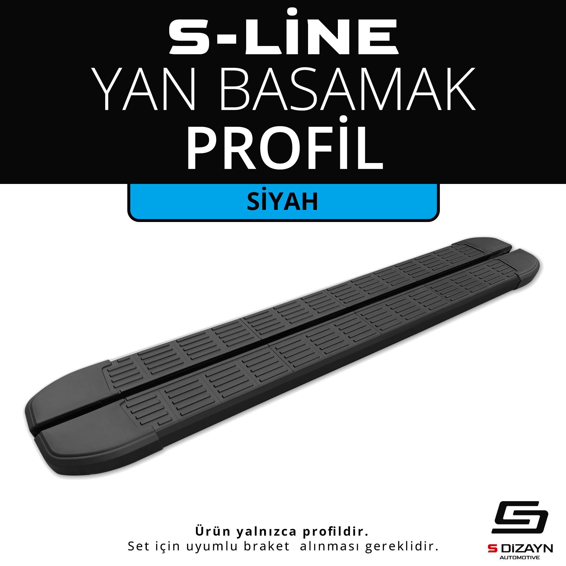 S-Line Aluminium Side Step Profile 213 Cm 1