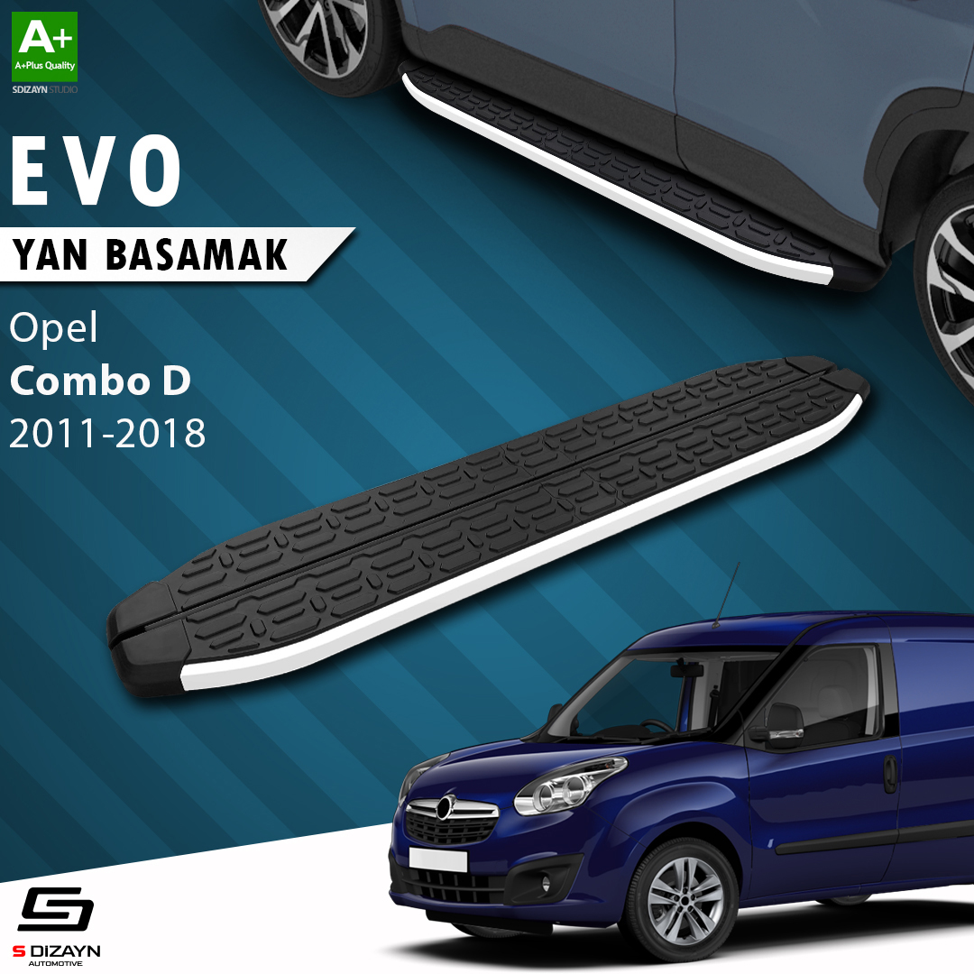 Opel Combo D Long Chassis Evo Aluminium Side Step 223 Cm 2011-2018 1