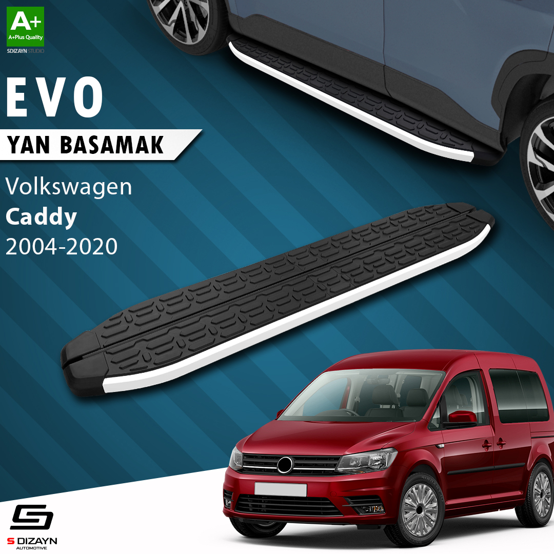 VW Caddy 3 Long Chassis Evo Aluminium Side Step 223 Cm 2004-2020 1