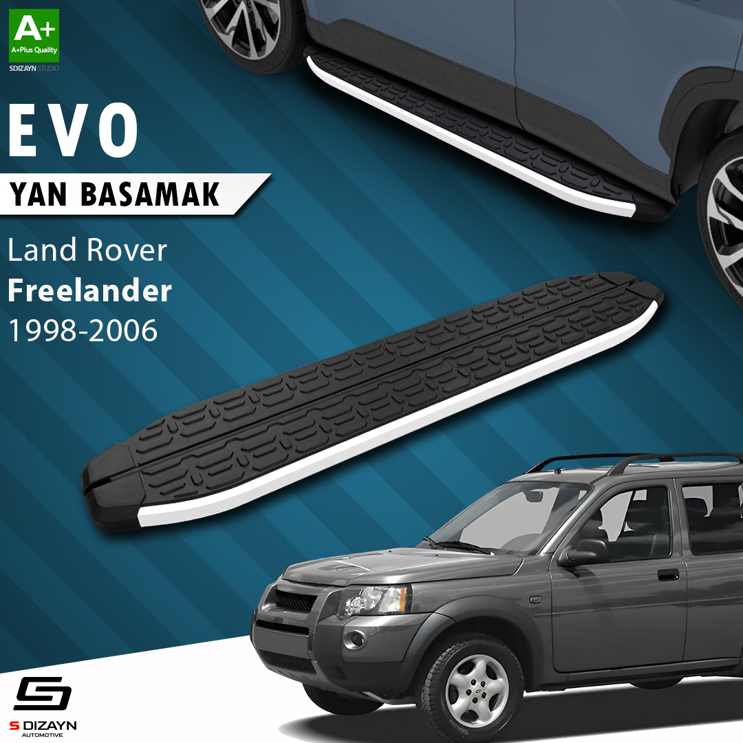 Land RAfter Freelander Evo Aluminium Side Step 163 Cm 1998-2006 1