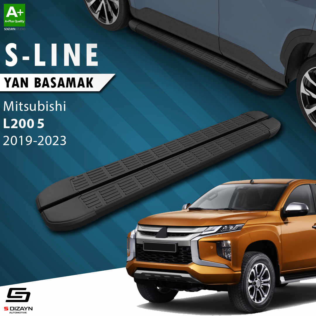 Mitsubishi L200 5 S-Line Black Side Step 203 Cm 2019 After 1