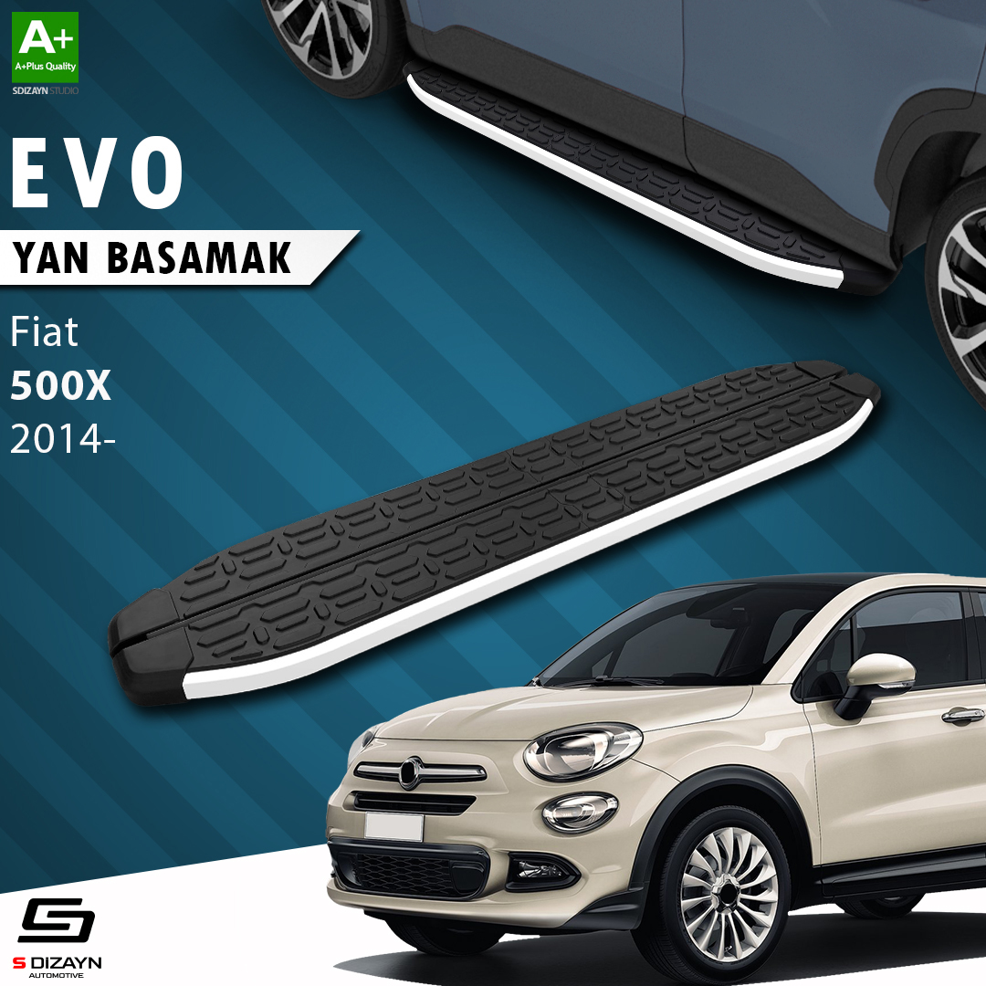 Fiat 500X Evo Aluminyum Yan Basamak 173 Cm 2014 Üzeri 1