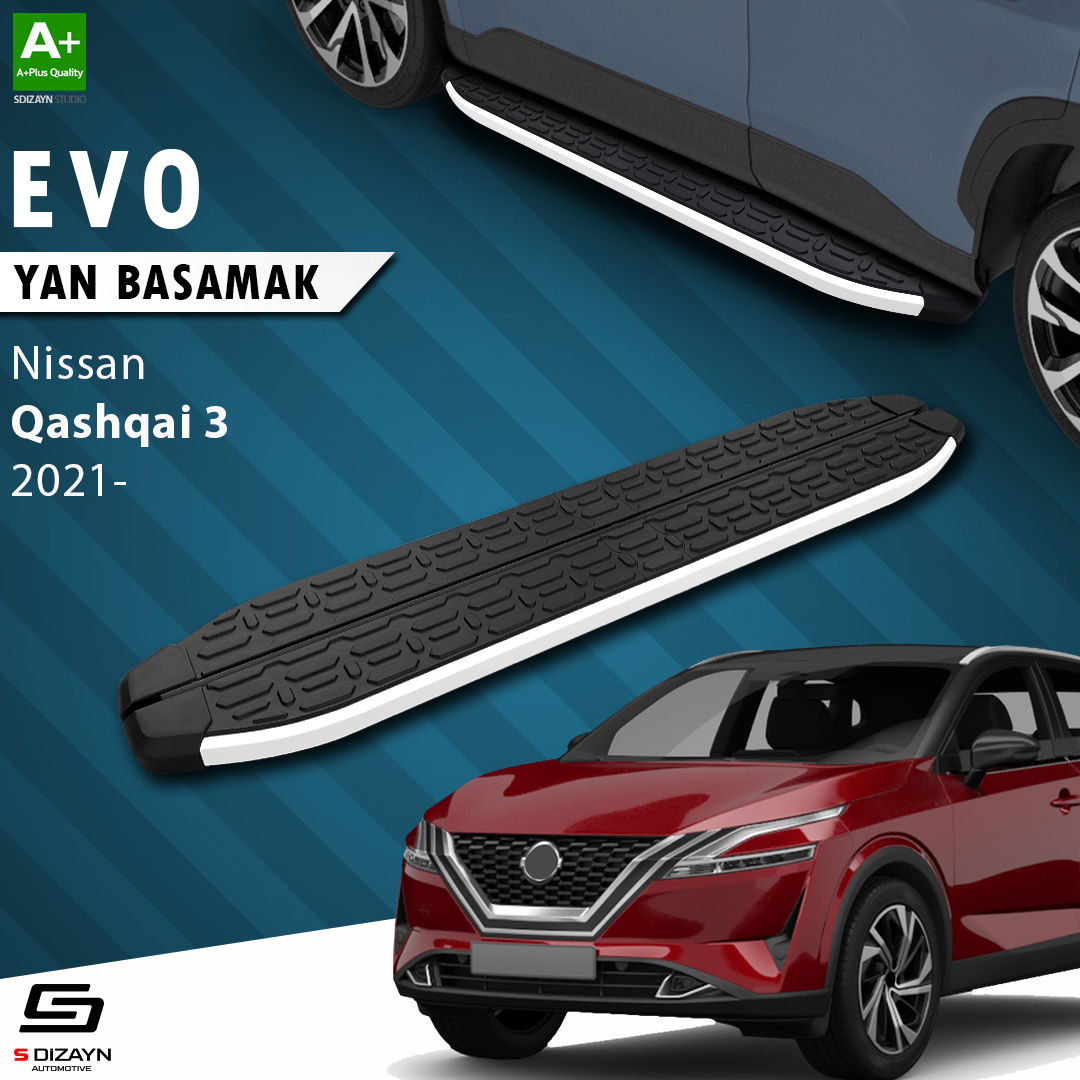 Nissan Qashqai 3 Evo Aluminyum Yan Basamak 173 Cm 2021 Üzeri 1