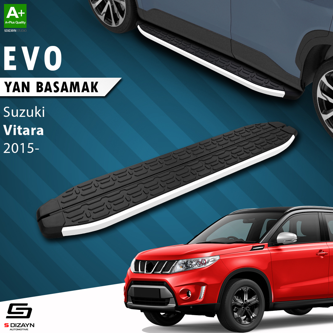 Suzuki Vitara 4 Evo Aluminium Side Step 163 Cm 2015 After 1