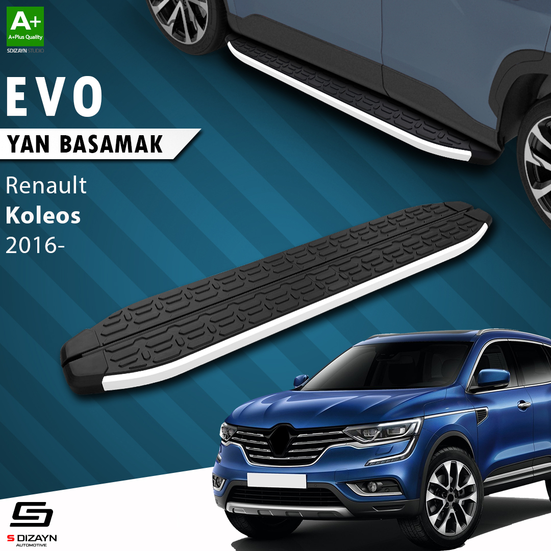 Renault Koleos 2 Evo Aluminium Side Step 163 Cm 2016 After 1