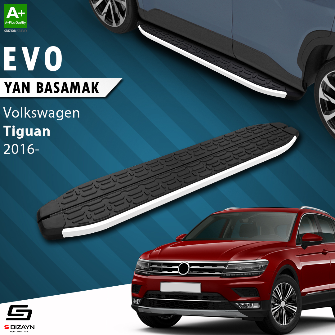 VW Tiguan 2 Evo Aluminium Side Step 173 Cm 2016-2024 1