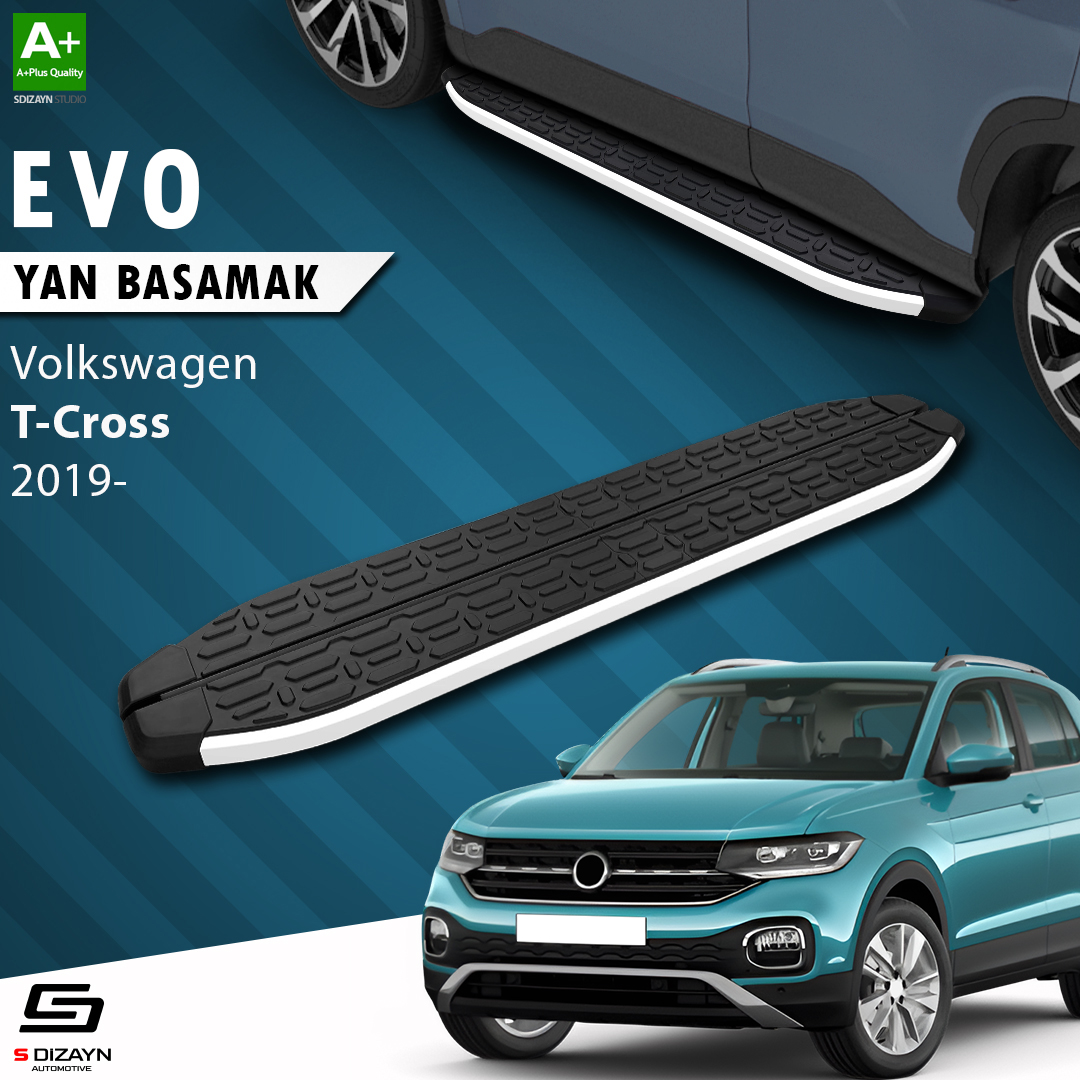 VW T-Cross Evo Aluminium Side Step 173 Cm 2019 After 1