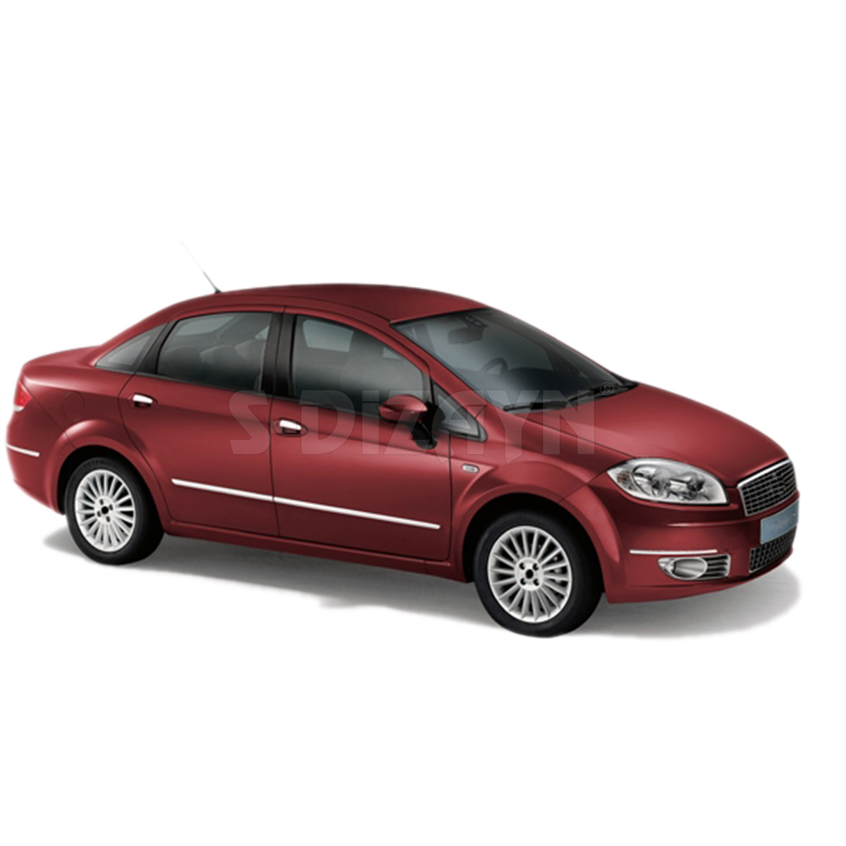 Fiat Linea Chrome Door Handle 4 Door 4 Piece 2007-2018 1