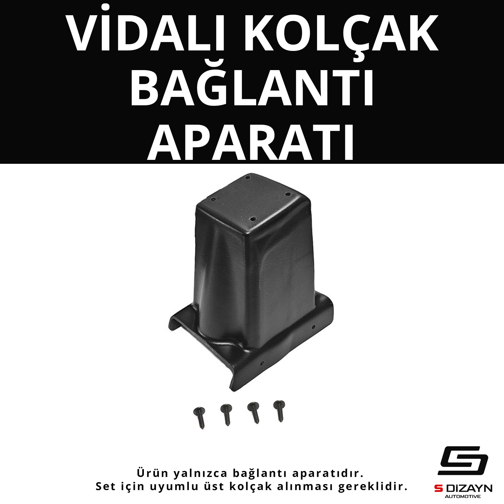 Fiat Doblo ABS Vidalı Kol Dayama Kolçak Alt Adaptör 2010-2015 A+Kalite 1