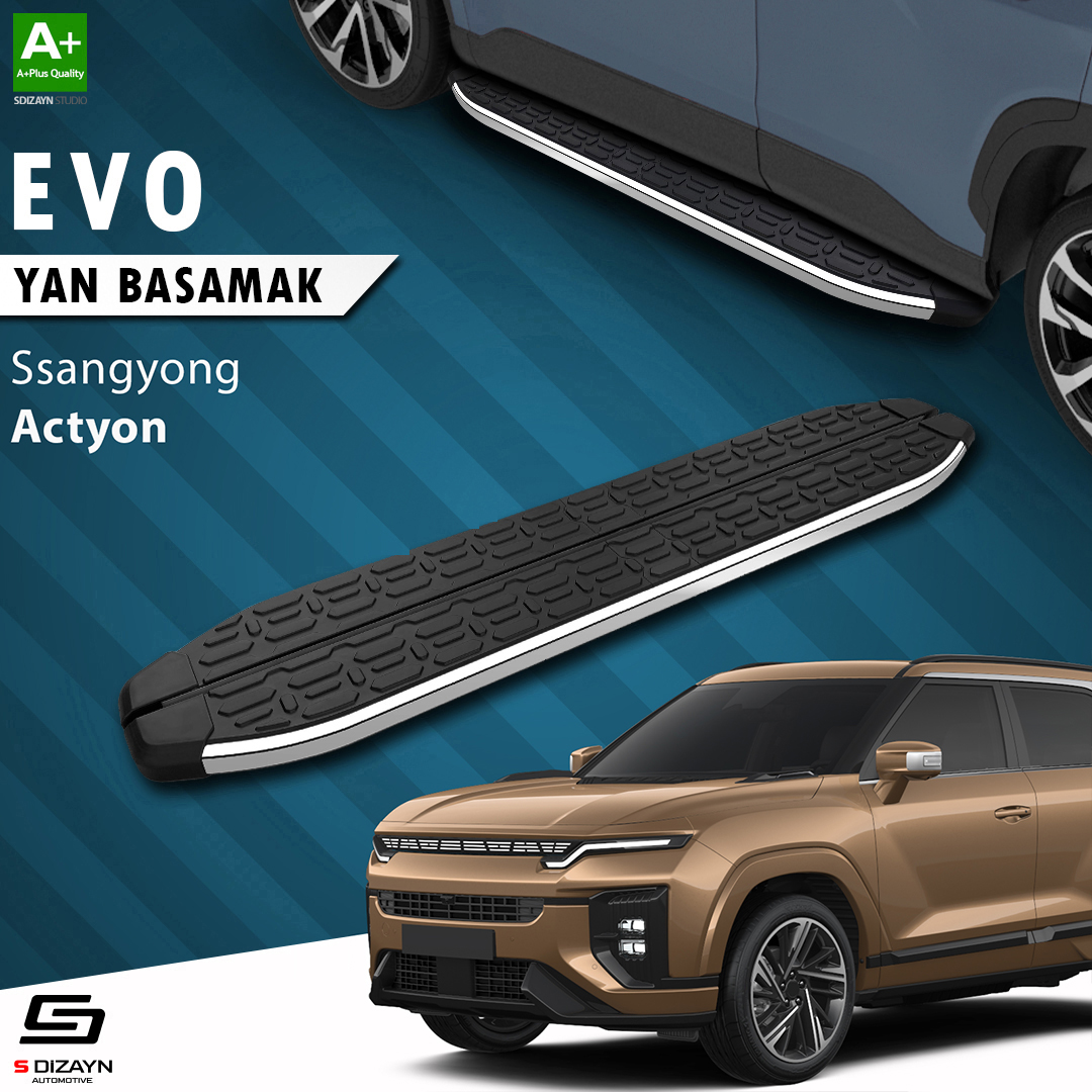 Ssangyong Actyon Evo Krom Yan Basamak 183 Cm 2024 Üzeri 1