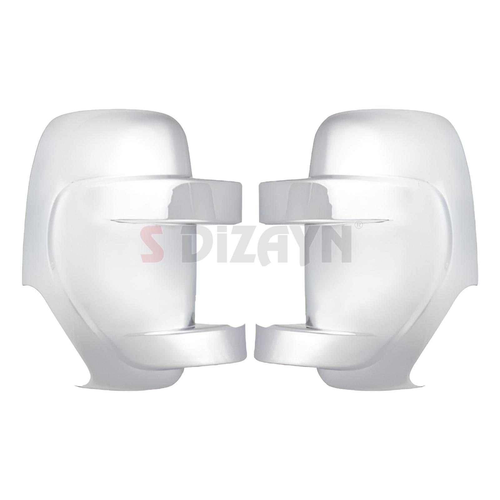 Renault Master Abs Chrome Mirror Cover 2 Piece 2011 After 1