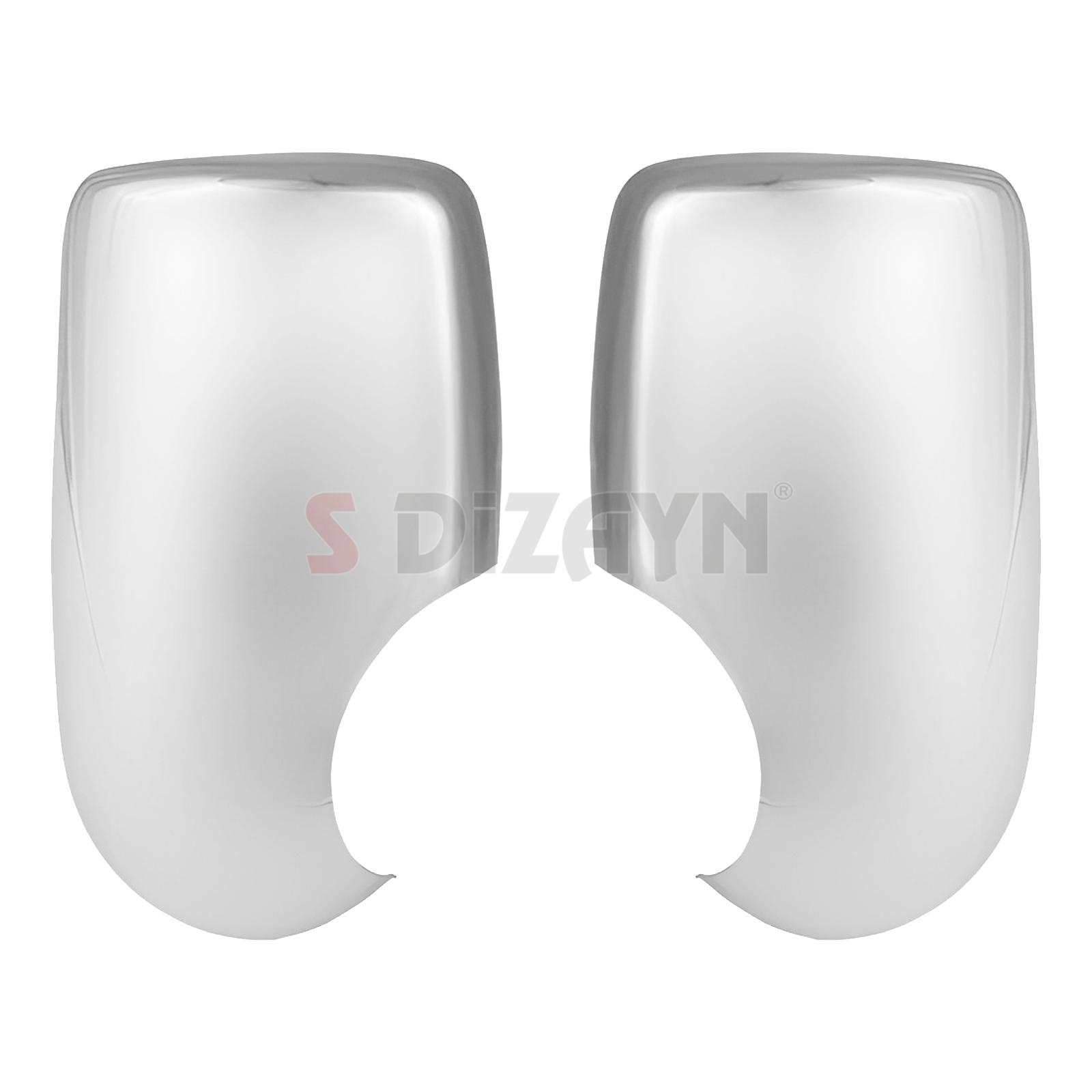 Ford Transit Abs Chrome Mirror Cover 2 Piece 2003-2014 1