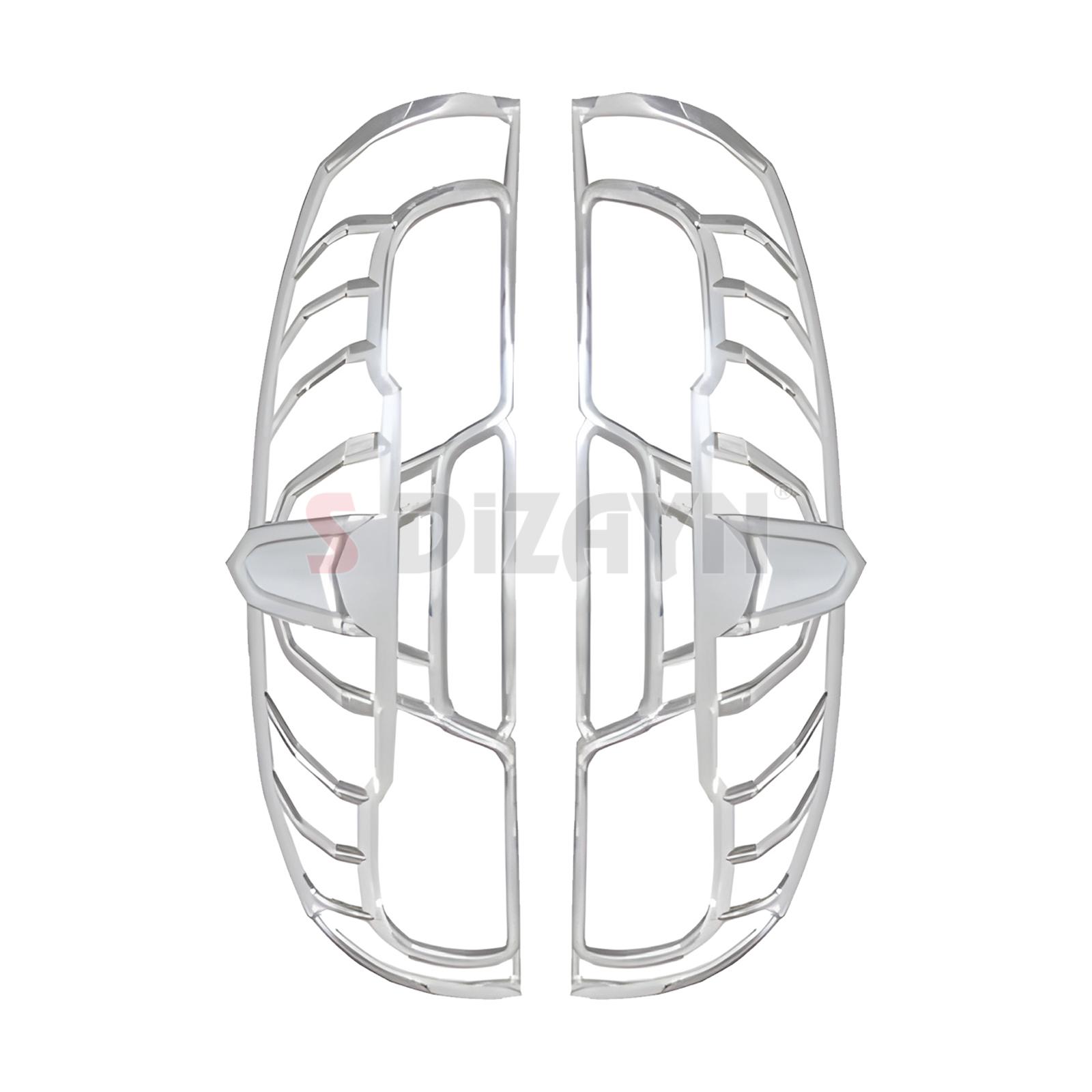 Fiat Doblo Abs Chrome Stop Frame 2 Piece 2014 After 1