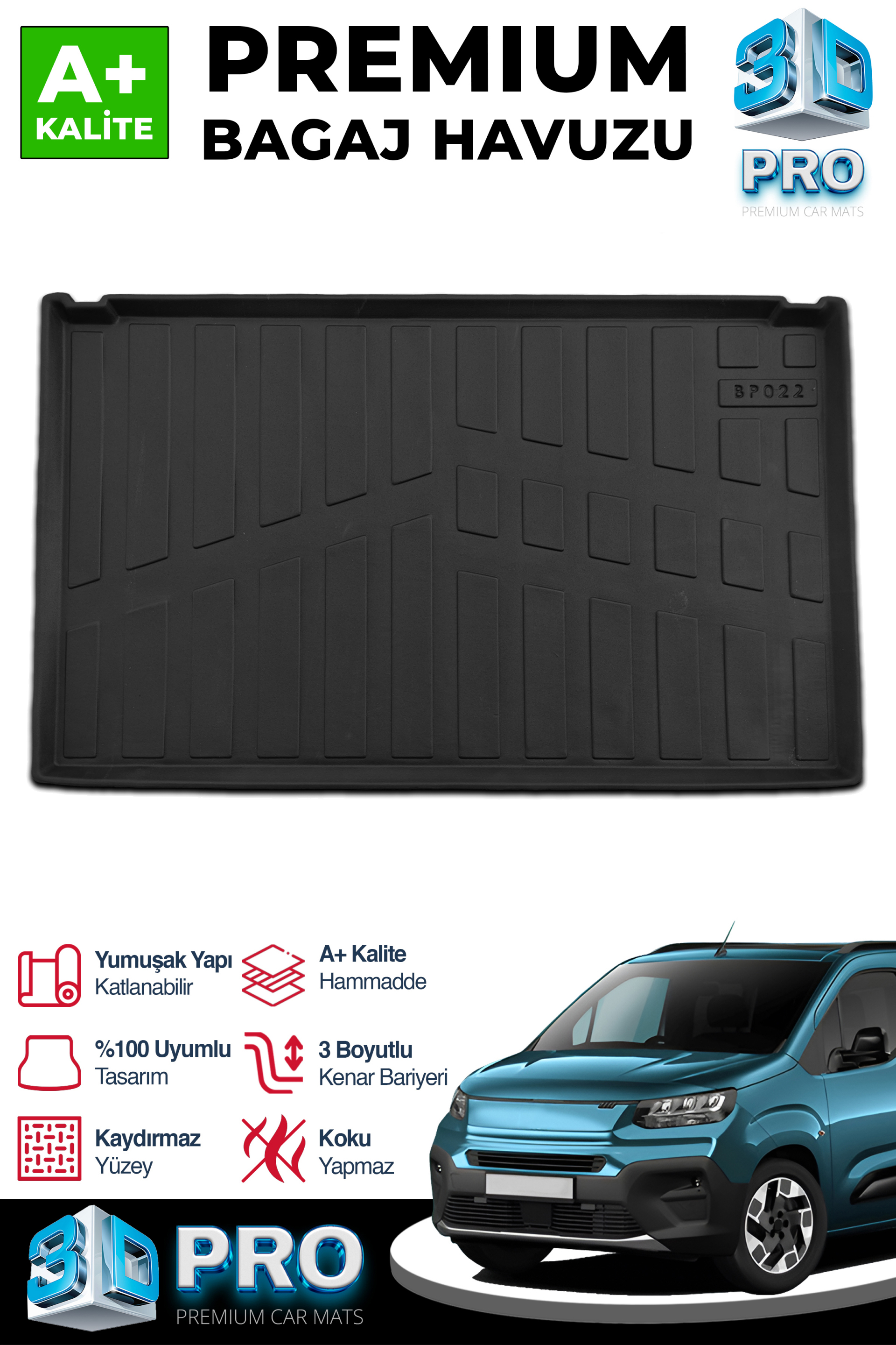 Bmw IX1 3D Pro Trunk Mats 2024 After A+ Quality 1