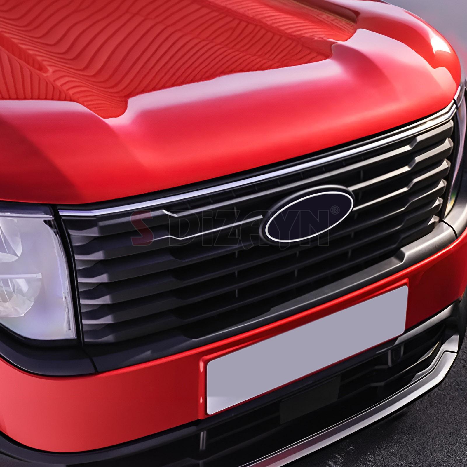 S-Dizayn Ford Courier Krom Ön Panjur Üst Çıtası 2023 Üzeri A+ Kalite 5