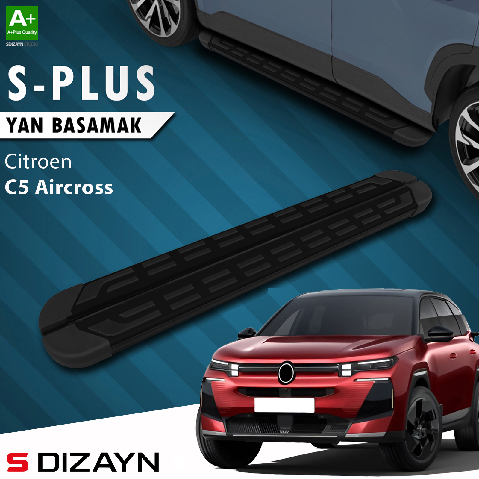 Citroen E-C5 Aircross Electric S-Plus Black Side Step 193 Cm 2024 After 1