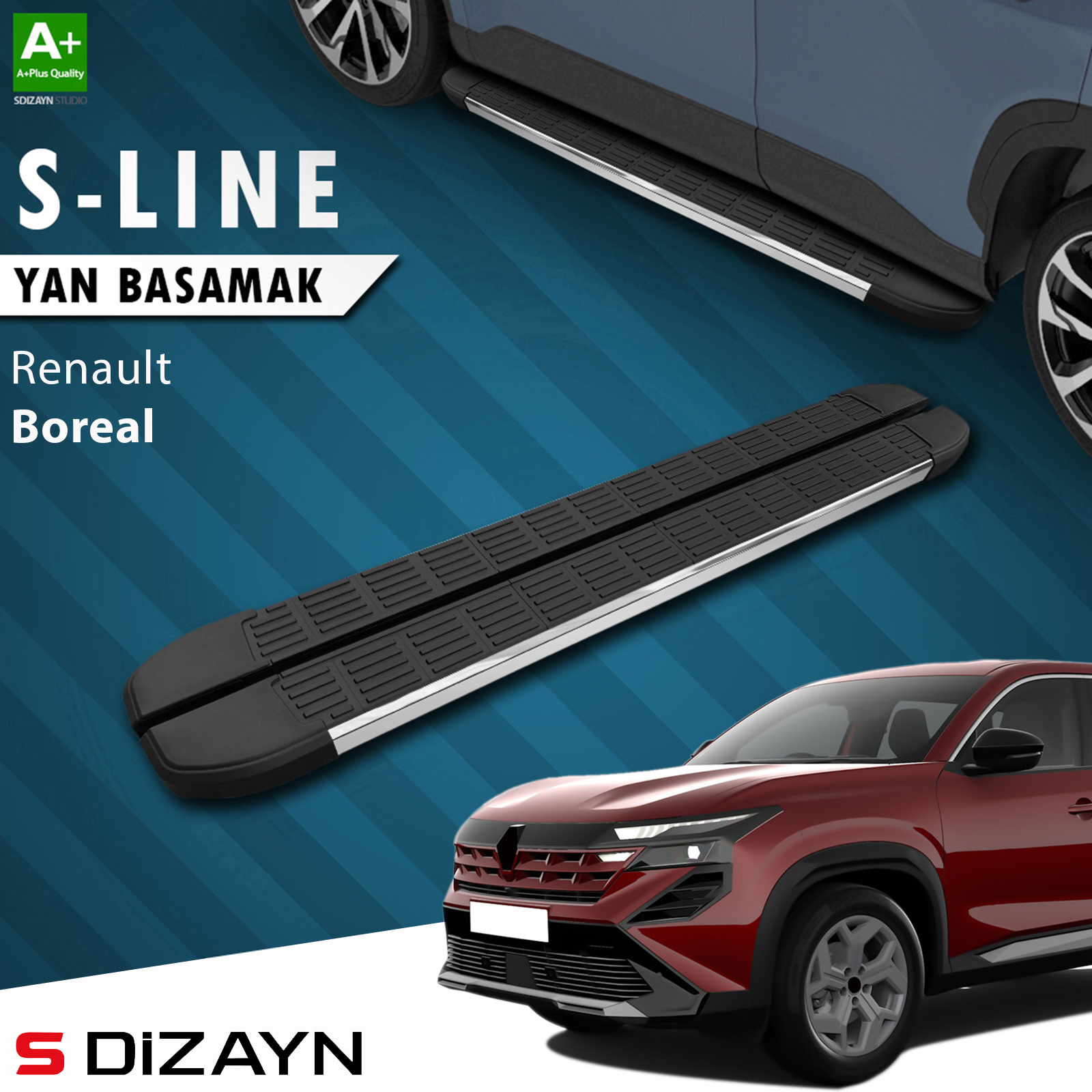 Renault Boreal S-Line Chrome Side Step 183 Cm 2025 After 1