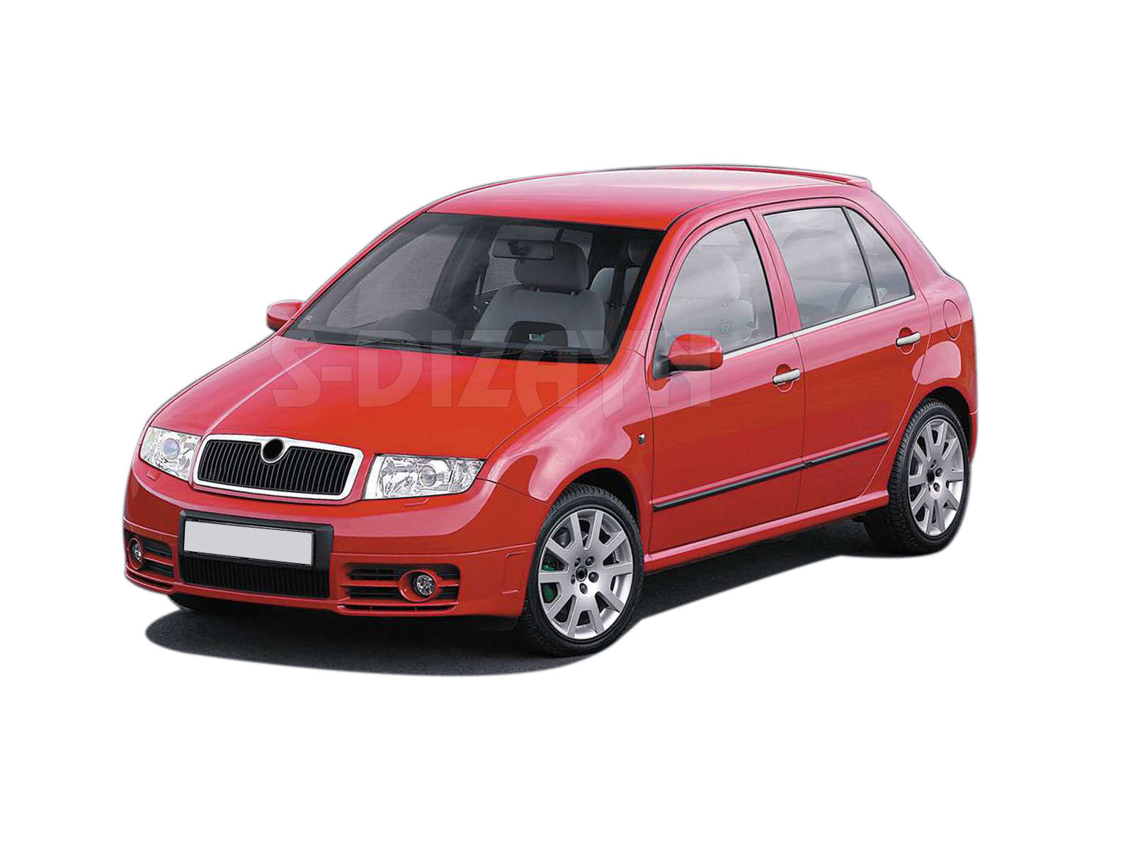 Skoda Fabia Chrome Window Trim 4 Piece 2000-2007 1