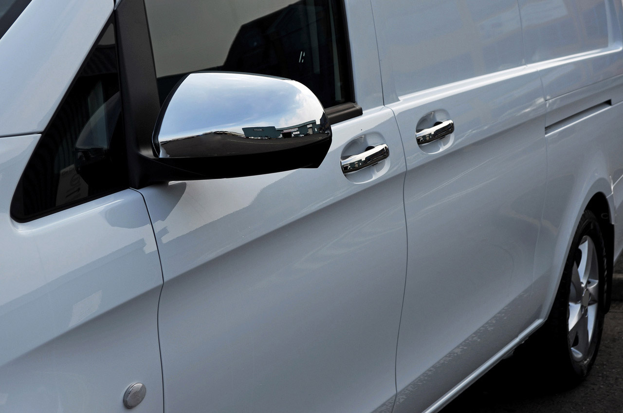 Mercedes Vito W447 Abs Chrome Mirror Cover 2 Piece 2014 After 2