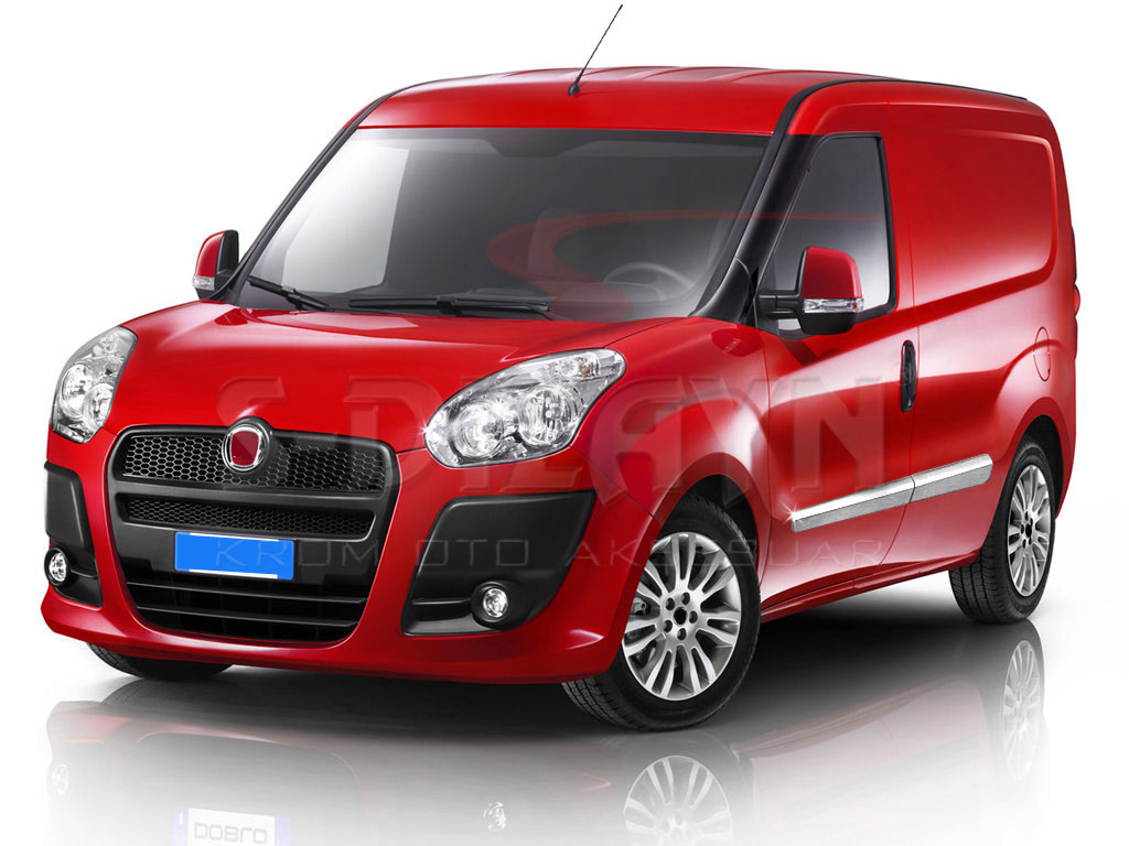 Fiat Doblo Krom Yan Kapı Çıtası 4 Prç 2010 Üzeri 1