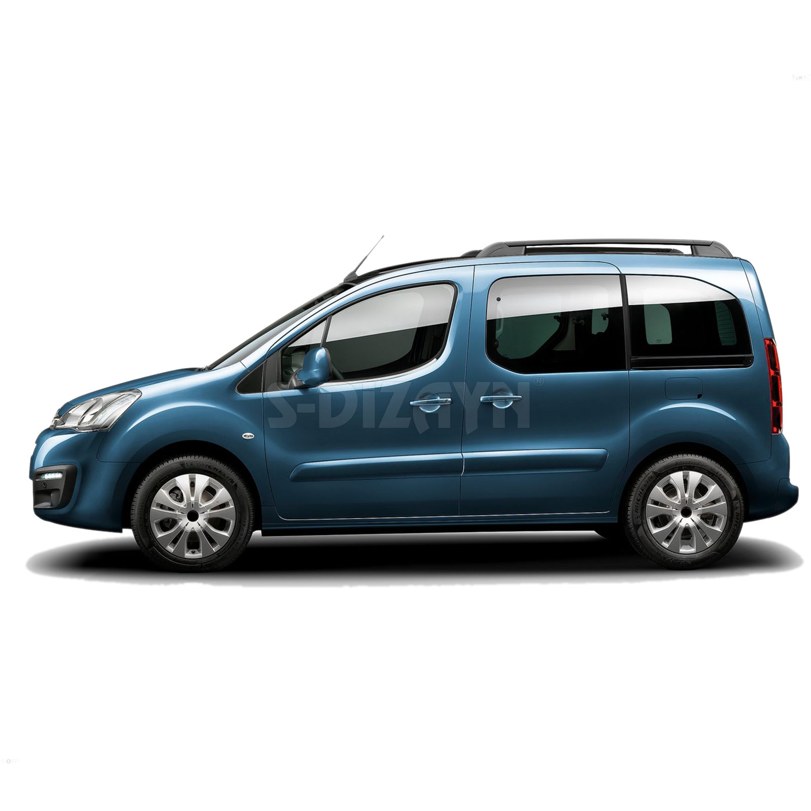 Peugeot Partner Tepee Krom Cam Çıtası 2 Prç 2008-2018 1