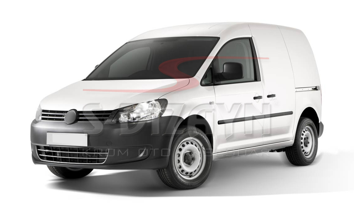 S-Dizayn VW Caddy Krom Ön Tampon Çıtası Trendline 3 Prç 2010-2015