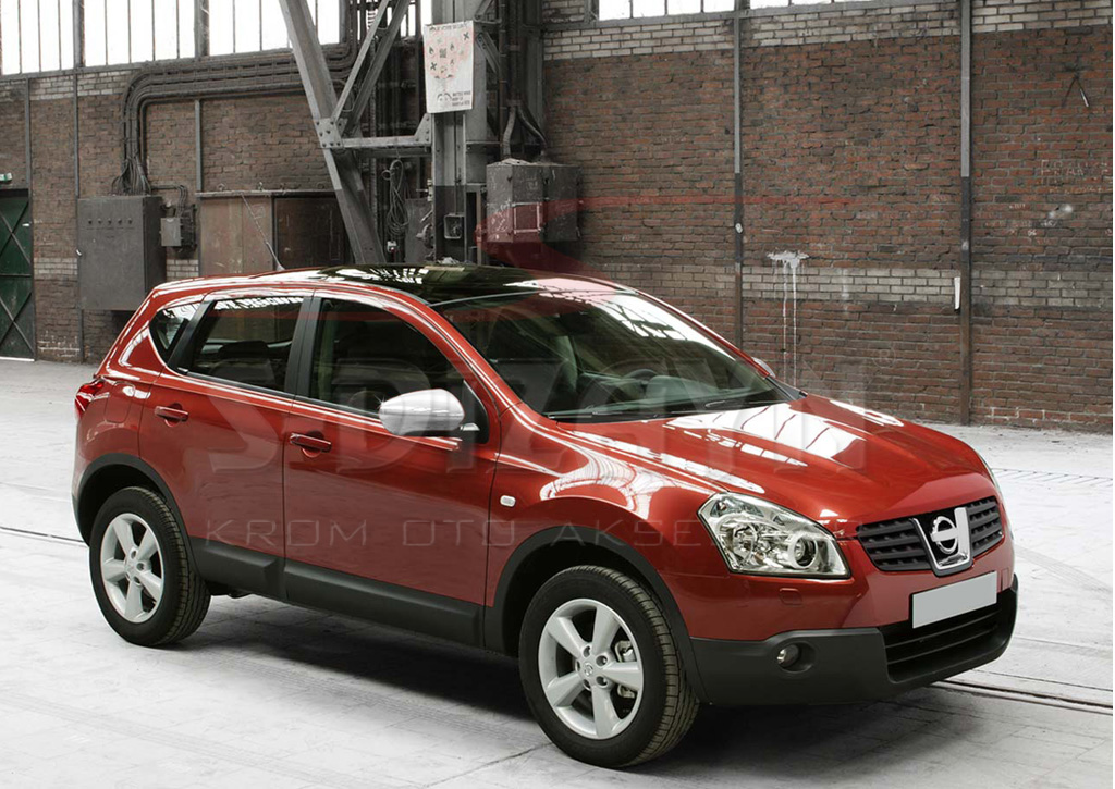 Nissan Qashqai Abs Krom Ayna Kapağı 2 Prç 2007-2010 2