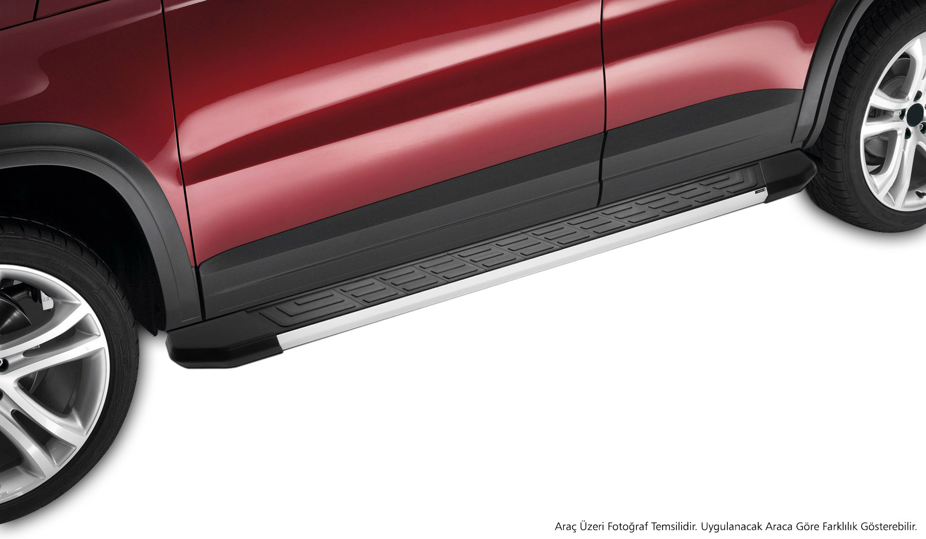 S-Dizayn Renault Kangoo 3 Uzun Şase NewLine Aluminyum Yan Basamak 229 Cm 2021 Üzeri