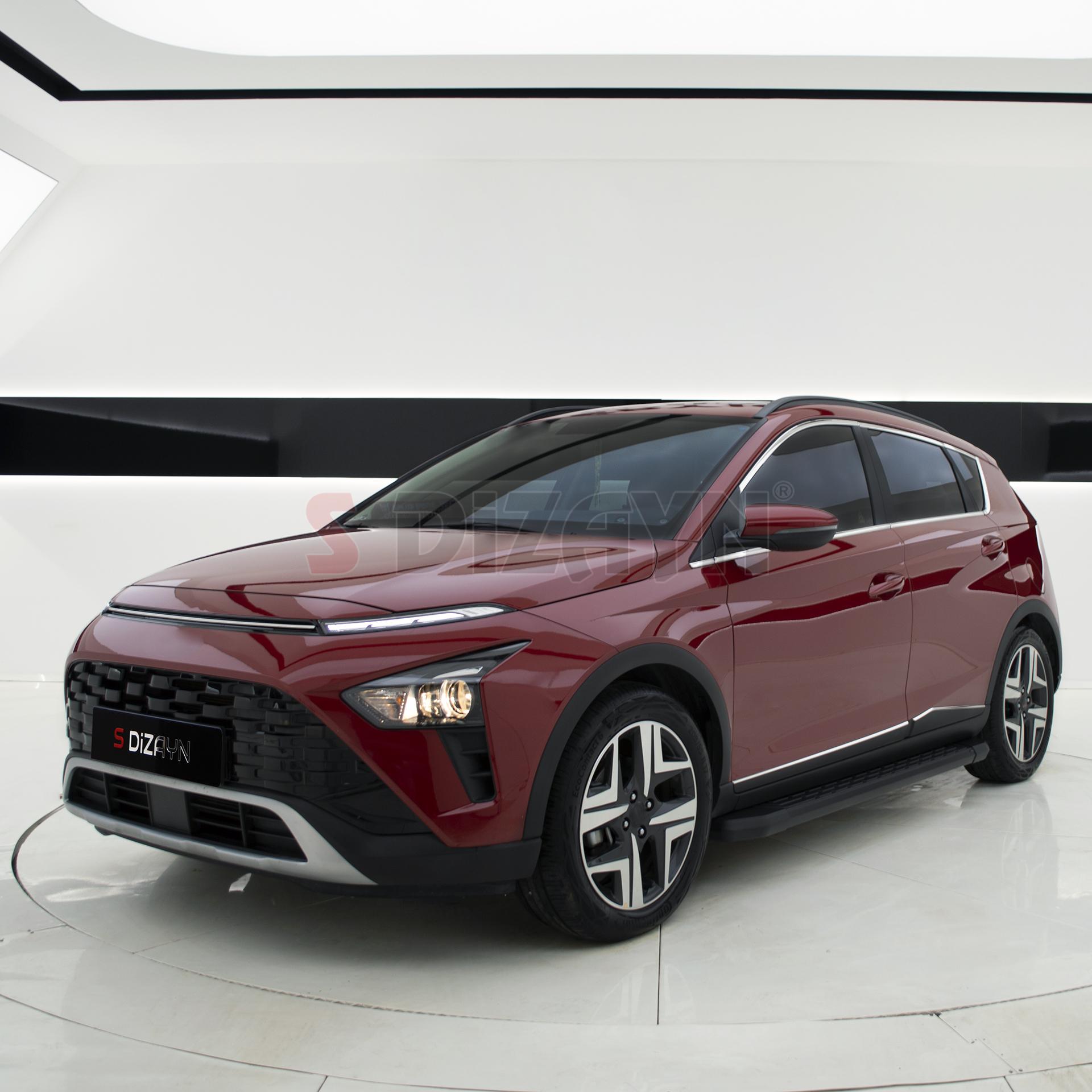 S-Dizayn Hyundai Bayon Krom Cam Çıtası 8 Prç. 2021 Üzeri