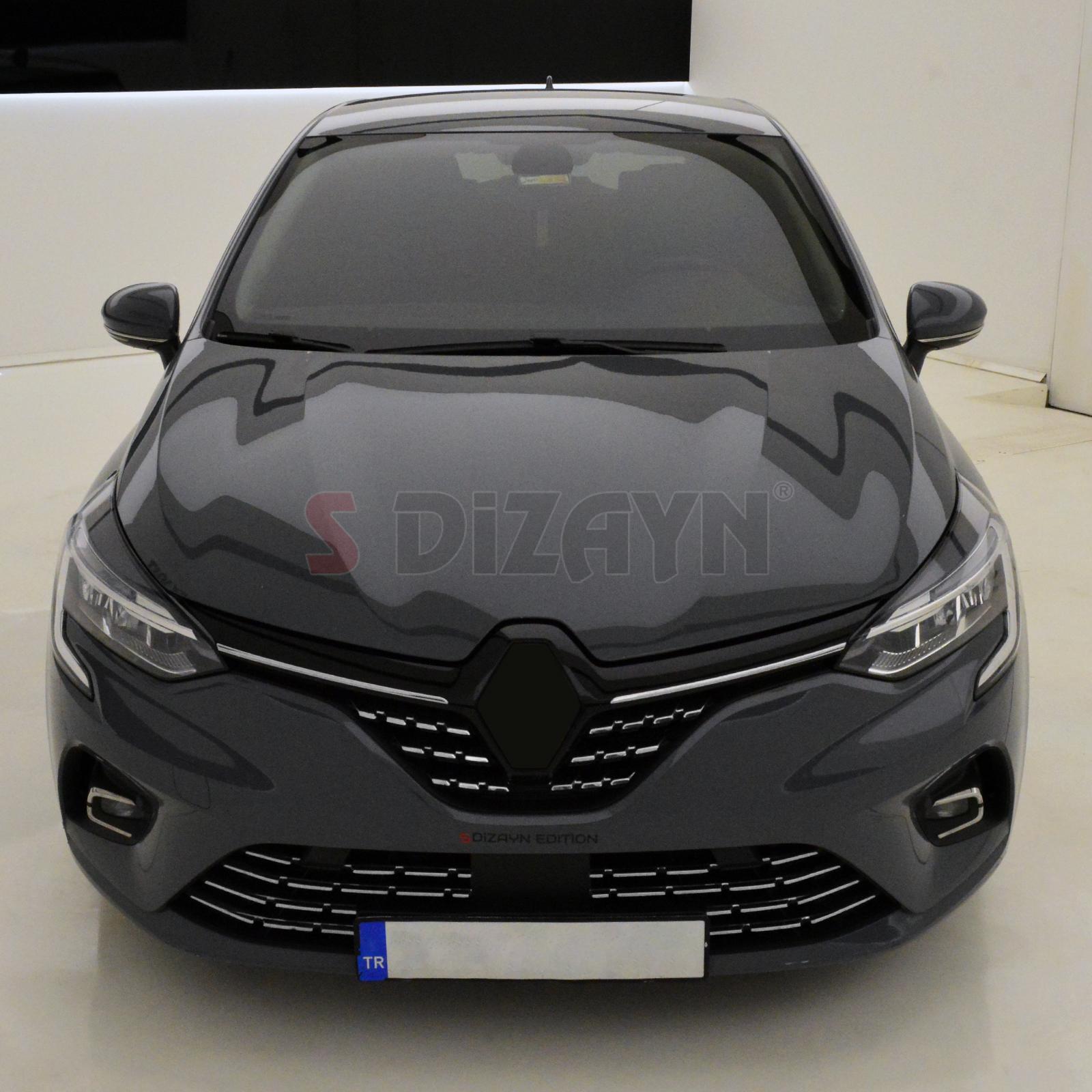S-Dizayn Renault Clio 5 Krom Ön Tampon Çıtası 10 Prç. 2019 ve Üzeri #5