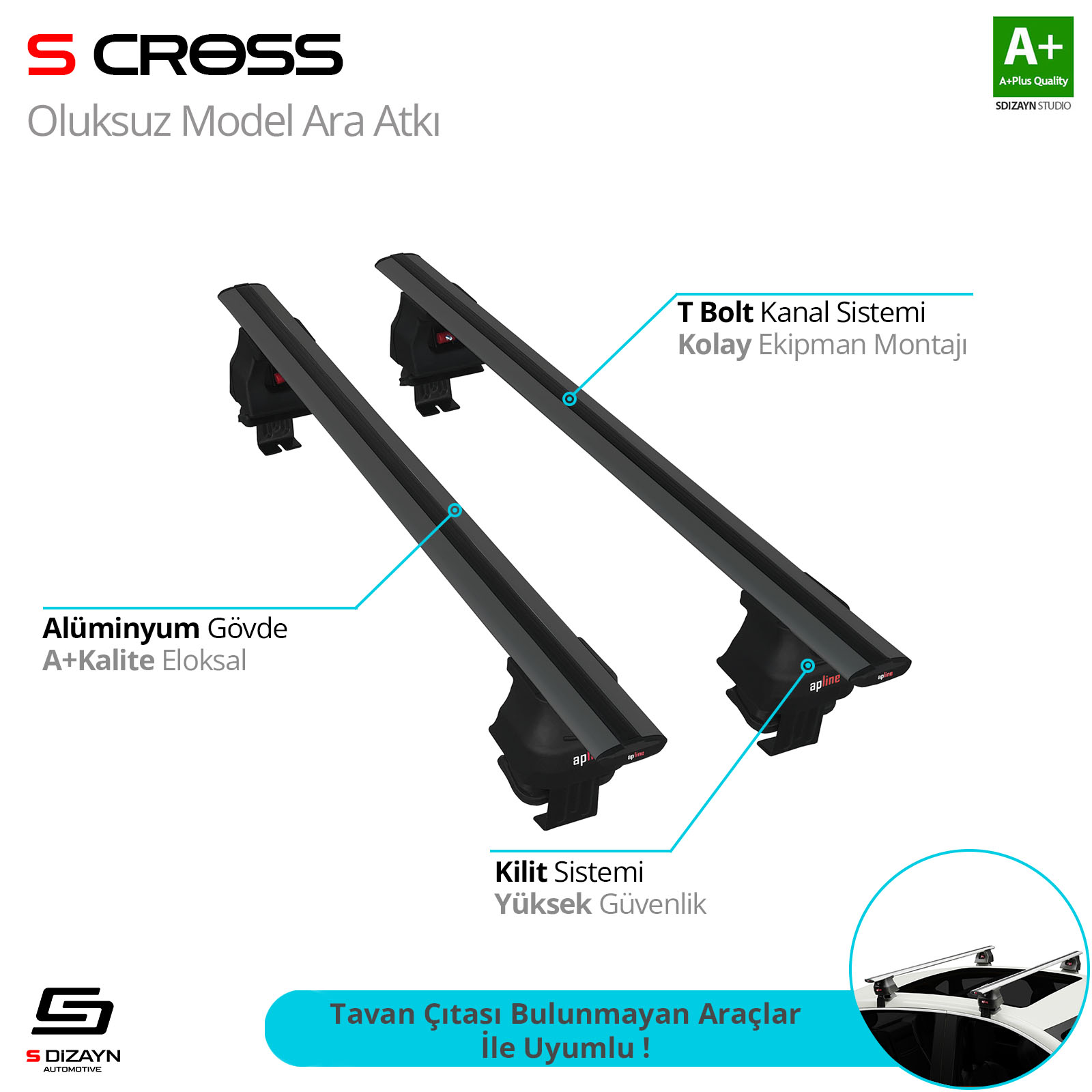 Universal Oluksuz Model Siyah Ara Atkı 125 Cm 1