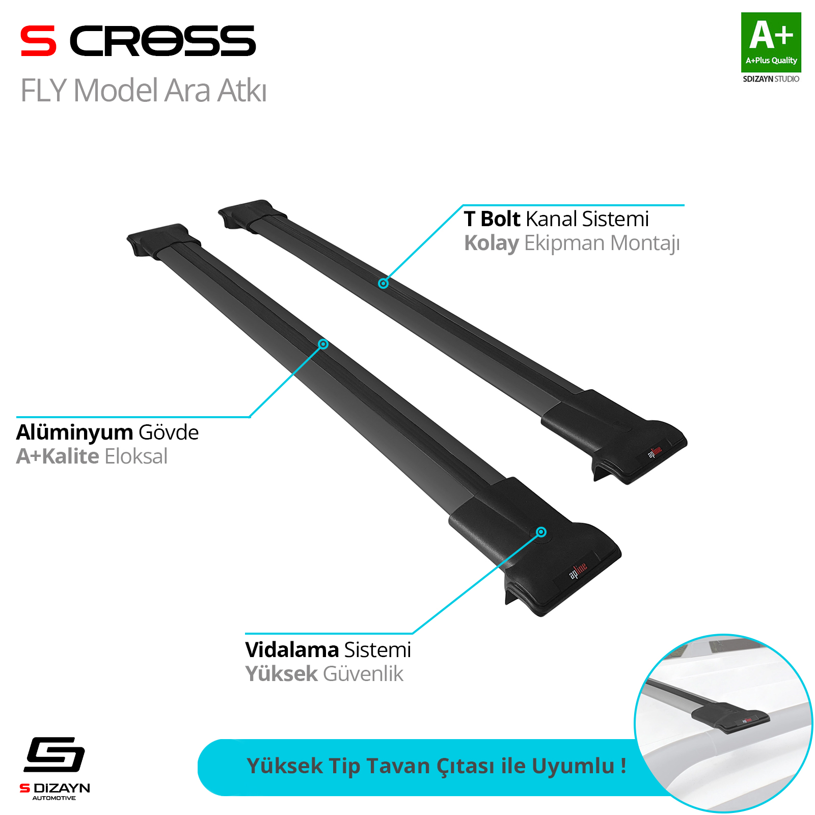 Mercedes Metris (W447) 2014 After FLY Model Black CrossBar A+ Quality 1