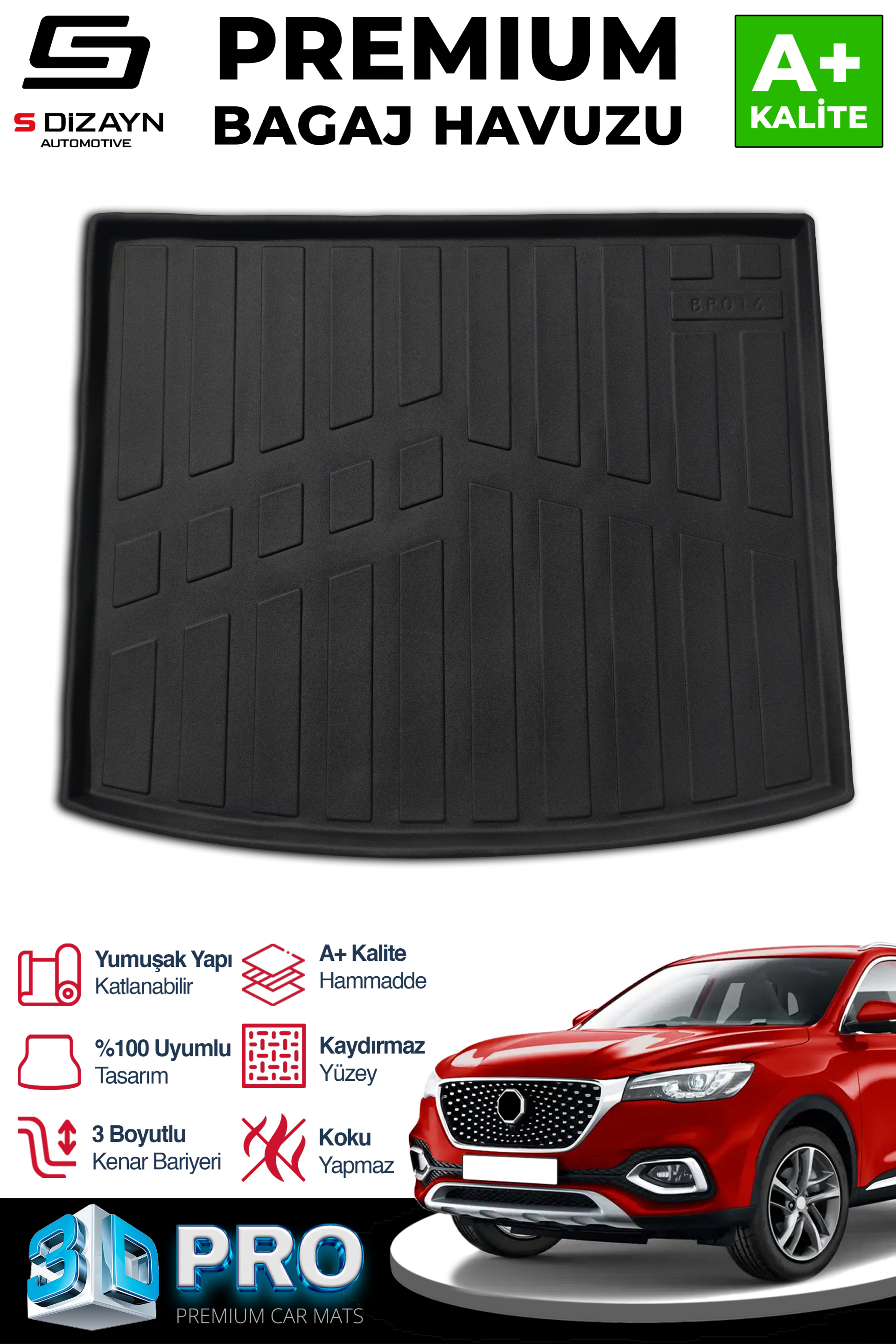 MG EHS 3D Pro Trunk Mats Upper Trunk 2018-2024 A+ Quality 1