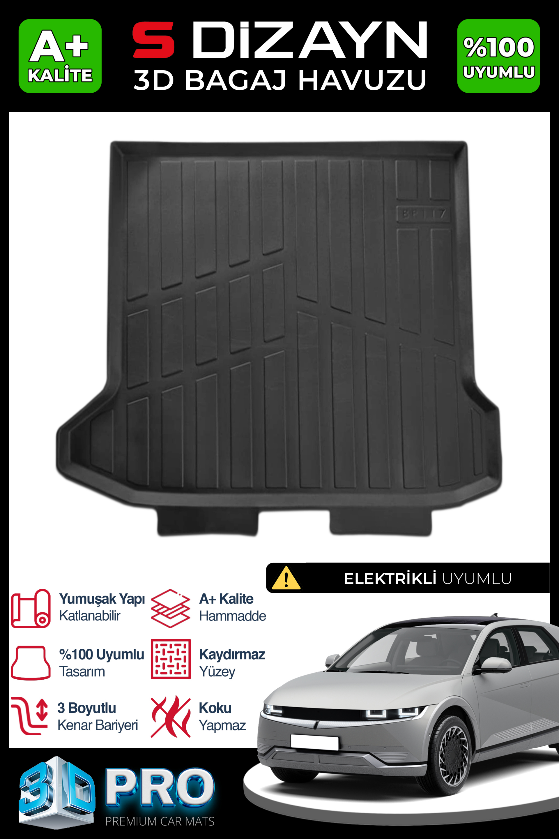 Hyundai IONIQ 5 3D Pro Bagaj Havuzu 2021 Üzeri 1