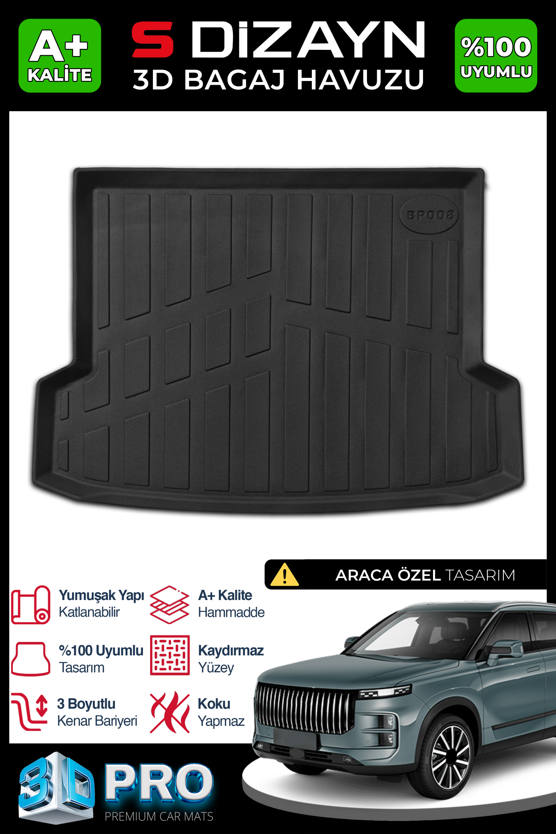 Jaecoo J7 4x4 3D Pro Bagaj Havuzu 2024 Üzeri 1