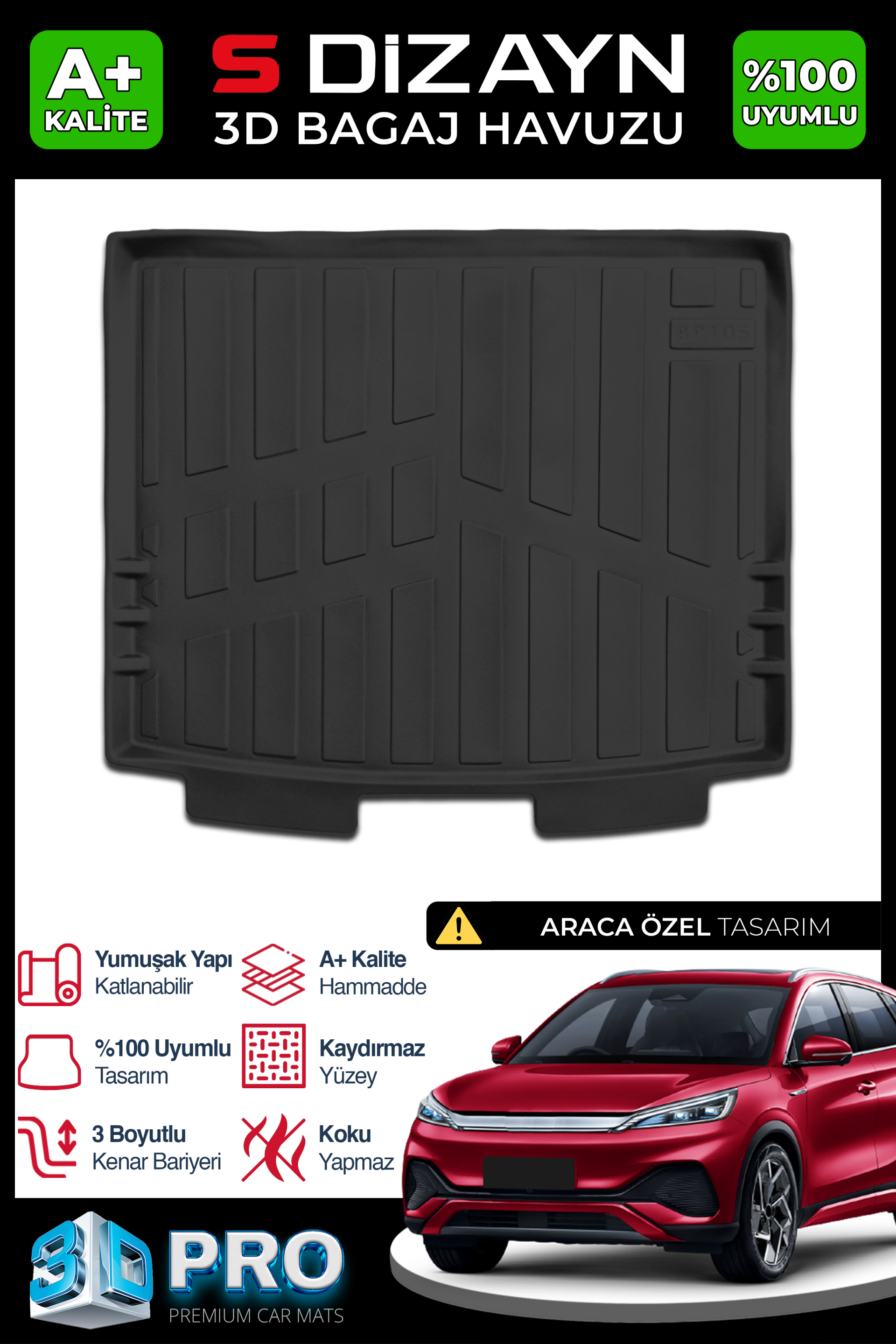 Skoda Kamiq 3D Pro Trunk Mats 2019 After A+ Quality 1