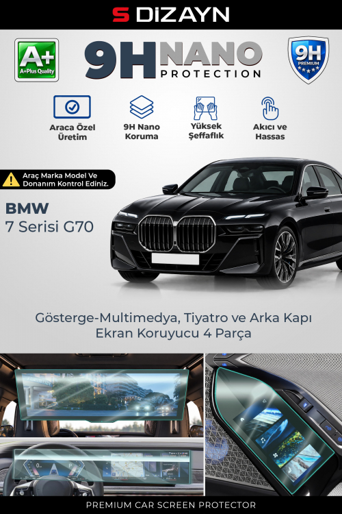 SEKP0587 - BMW 7 Serisi G70 4 Parça Set