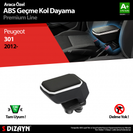 S-Dizayn Peugeot 301 Kol Dayama Kolçak Geçmeli ABS Gri 2012 Üzeri A+Kalite