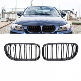 S-Dizayn Bmw 3 Serisi E90/E91 Ön Panjur Böbrek Parlak Siyah Piano Black M3 Model 2009-2012