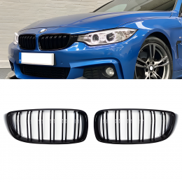 S-Dizayn Bmw 4 Serisi F32/F33/F36 Ön Panjur Böbrek Parlak Siyah Piano Black M4 Model 2012-2017