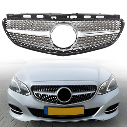 S-Dizayn Mercedes E-Class W212 Ön Panjur Krom Diamond Model 2014-2016