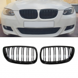 S-Dizayn Bmw 3 Serisi E92/E93 Ön Panjur Böbrek Parlak Siyah Piano Black M3 Model 2006-2009