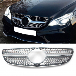 S-Dizayn Mercedes E-Class W207 Ön Panjur Krom Diamond Model 2014-2016