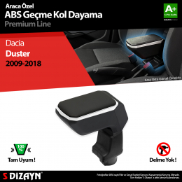S-Dizayn Dacia Duster Kol Dayama Kolçak Geçmeli ABS Gri 2009-2018